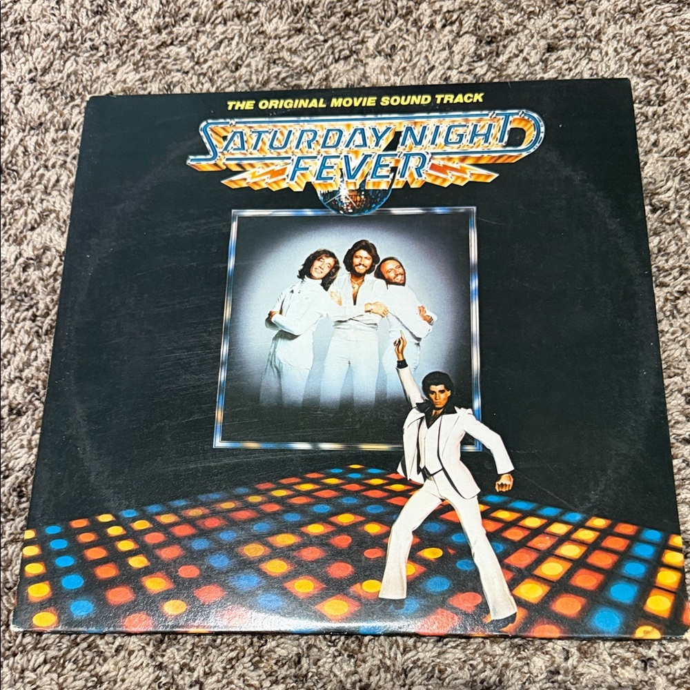 Saturday Night Fever Original Movie Soundtrack Vinyl - Black Cover